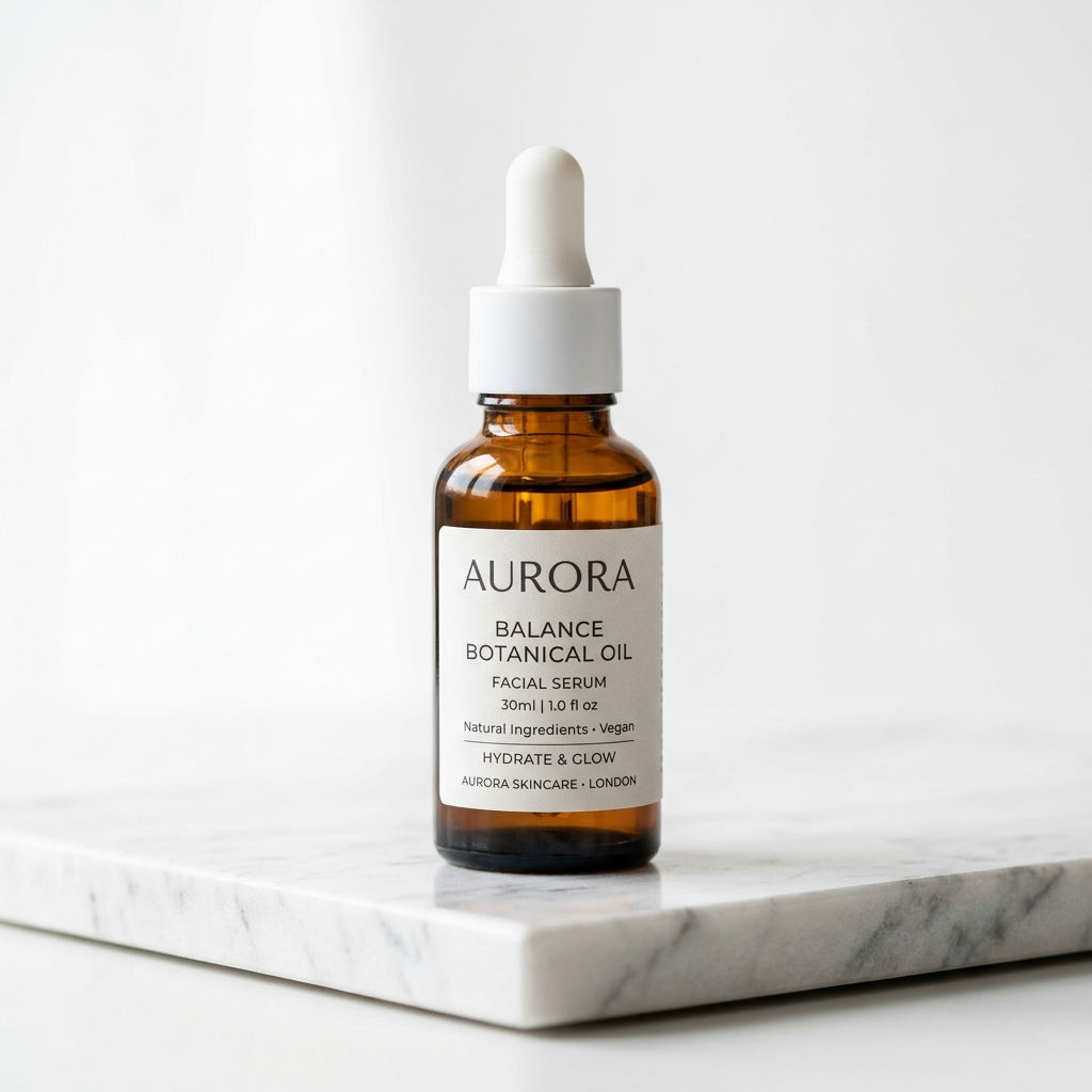 Premium beauty skincare bottle mockup